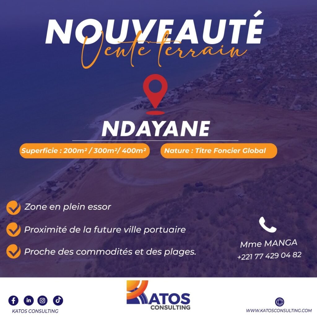 Terrain à Vendre à M’bour