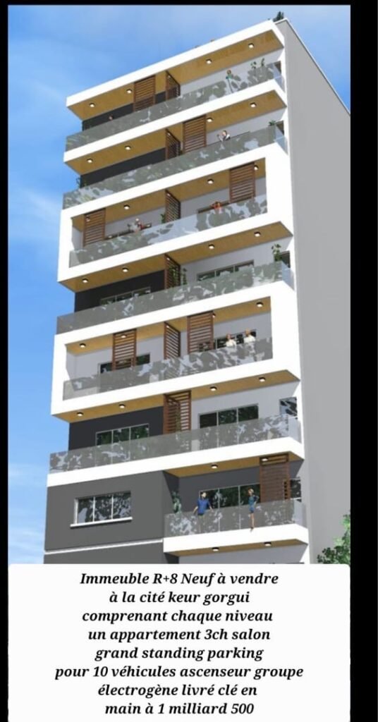 Immeuble à Vendre Dakar avec 27 chambres 247m2